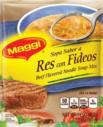 MAGGI BEEF NOODLE SOUP 2.11 oz