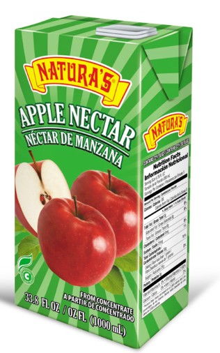 NATURAS APPLE NECTAR LITER