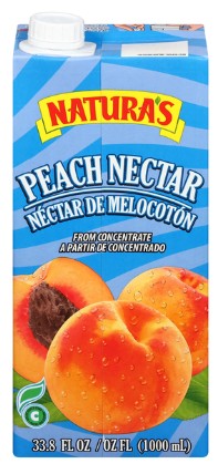 NATURAS PEACH NECTAR LITER