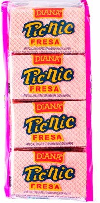 PIC NIC STRAWBERRY WAFERS 4.80 oz