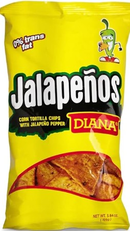 TORTILLA CHIPS JALAPEÑO 3.84 (SMALL)
